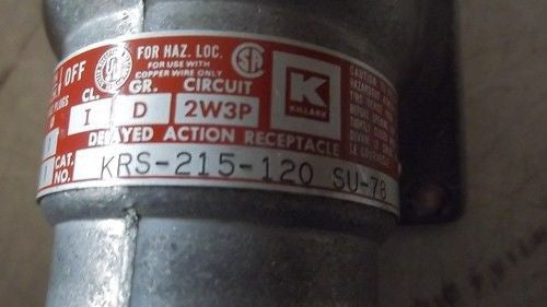 KILLARK KRS-215-120-SU-78   *USED*