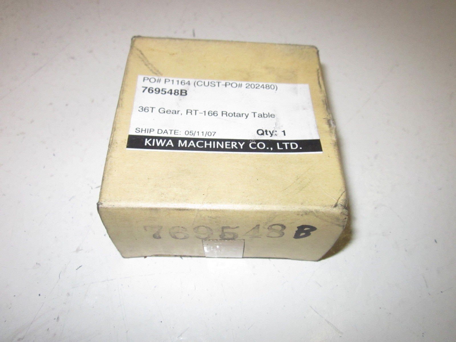 KIWA MACHINERY 769548B *NEW IN BOX*