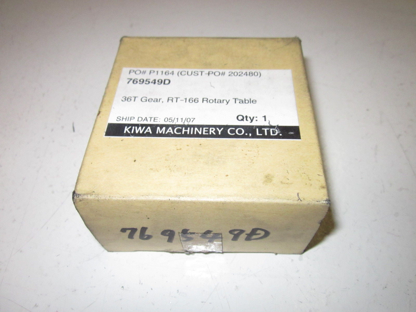 KIWA MACHINERY 769549D *NEW IN BOX*