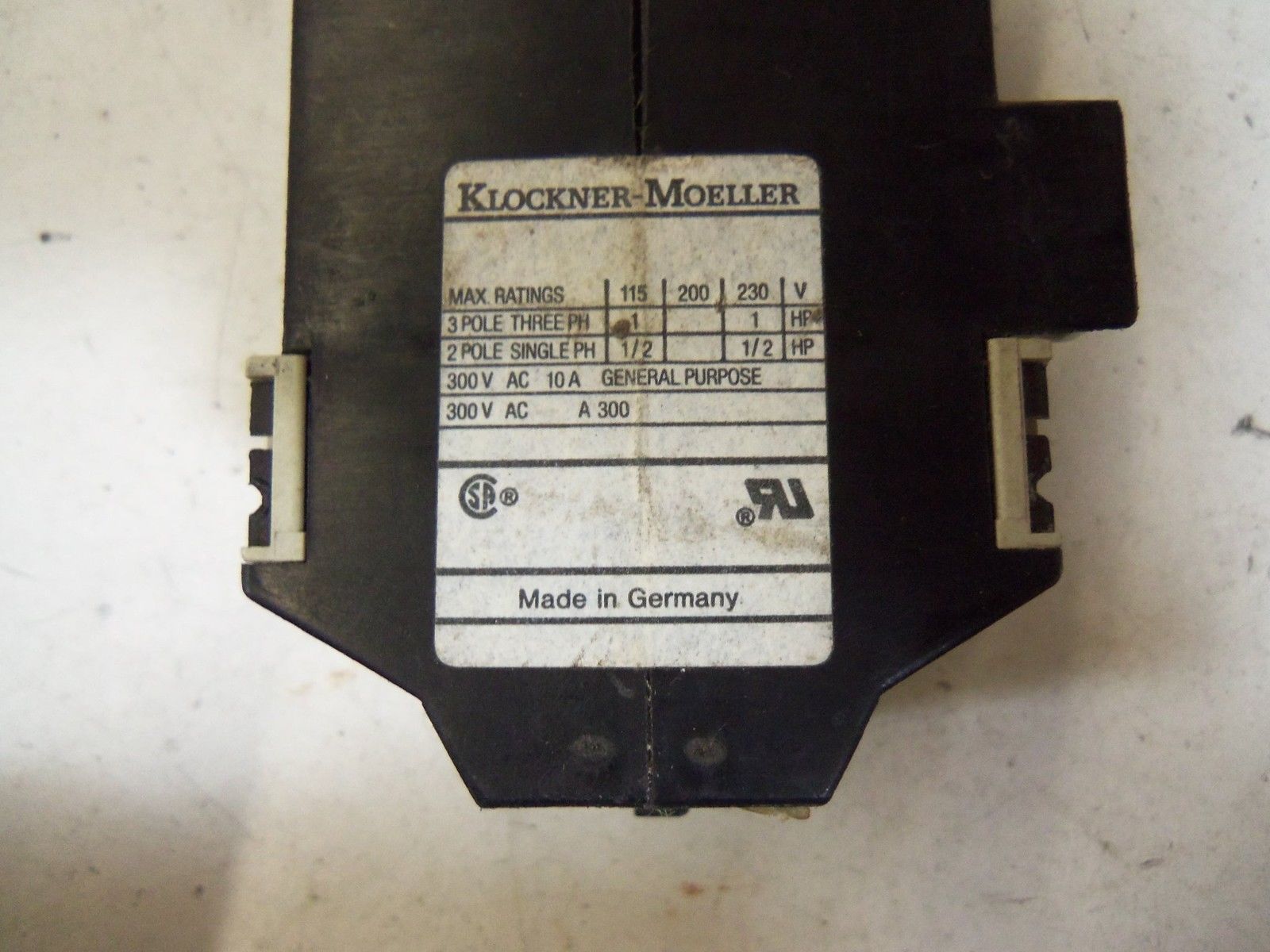 KLOCKNER-MOELLER DIL08-31-s-CNA CONTACTOR *USED*