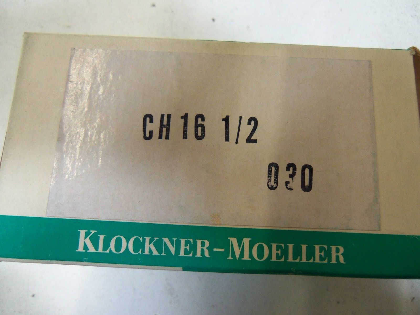 KLOCKNER MOELLER CH16 1/2 CONTACTOR RELAY *NEW IN BOX*