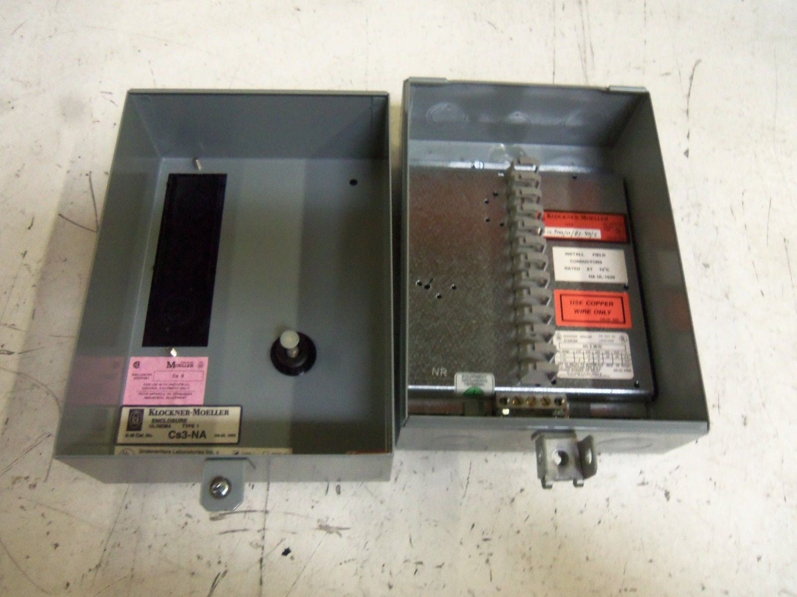 KLOCKNER MOELLER CS3-NA ENCLOSURE *NEW IN BOX*