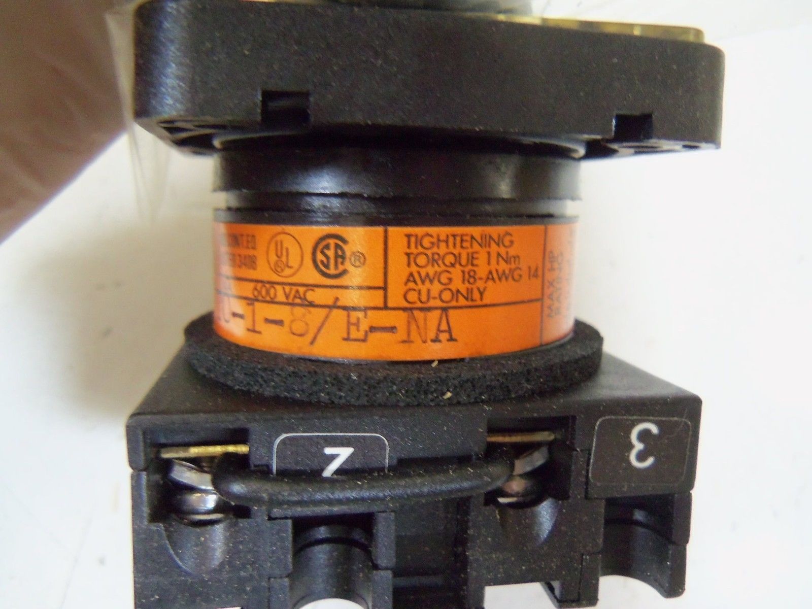 KLOCKNER MOELLER FLUSH MOUNTING CAM SWITCH T0-1-8/E-NA *NEW IN BOX*
