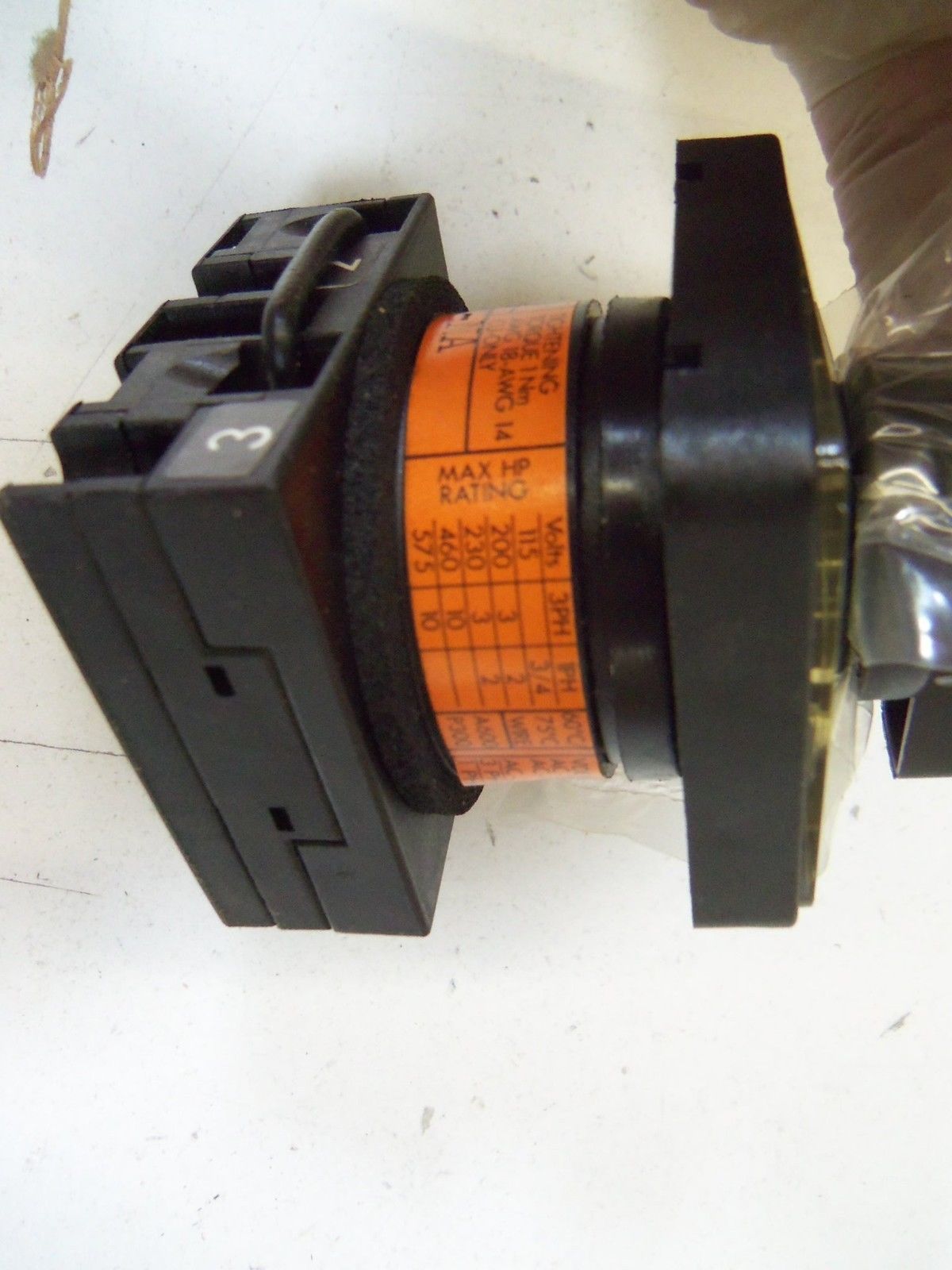 KLOCKNER MOELLER FLUSH MOUNTING CAM SWITCH T0-1-8/E-NA *NEW IN BOX*