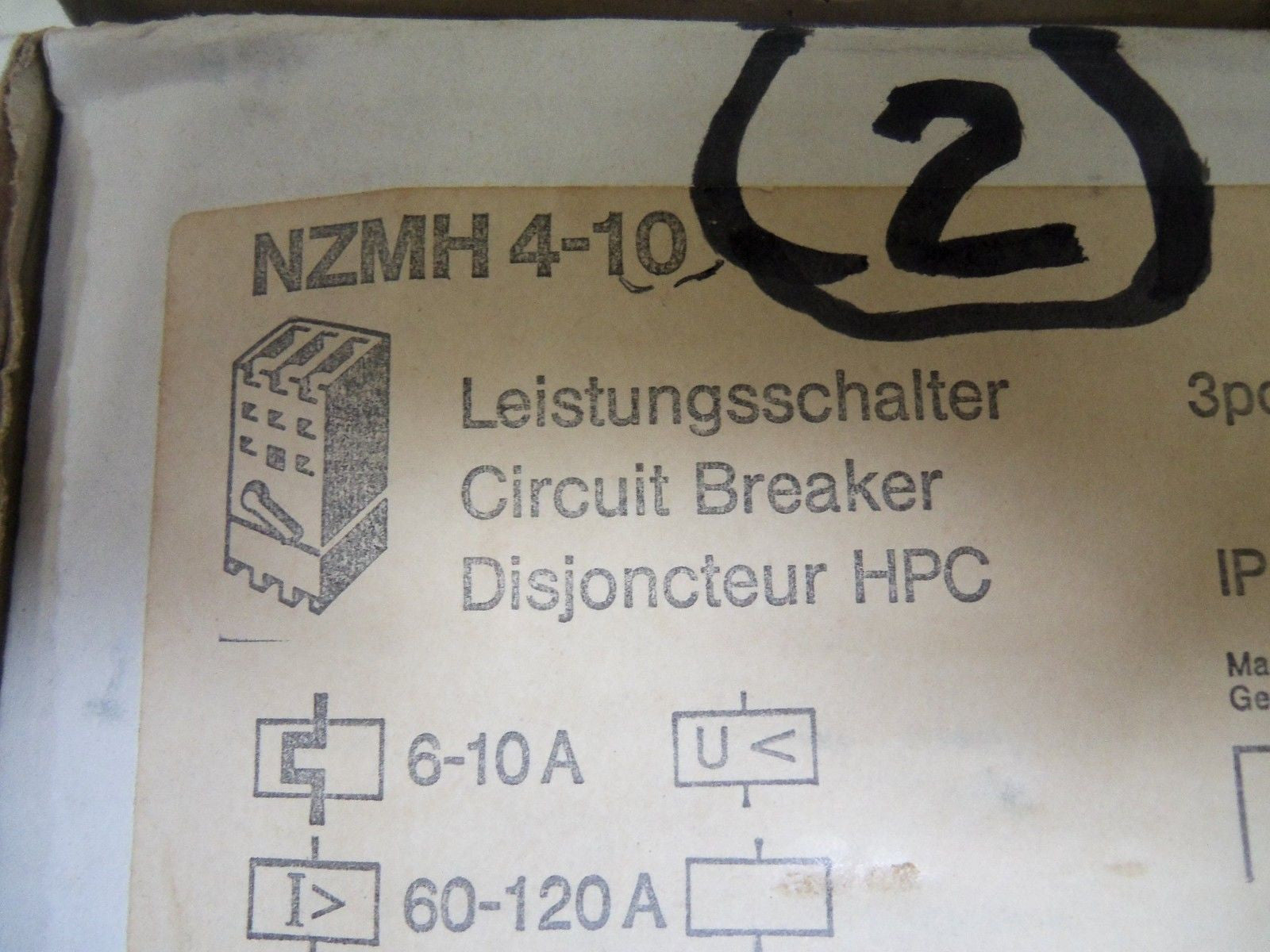 KLOCKNER MOELLER NZMH4-16-NA CIRCUIT BREAKER *NEW IN BOX*
