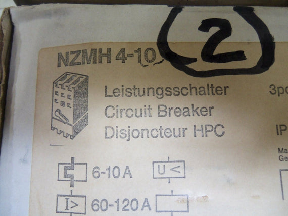 KLOCKNER MOELLER NZMH4-16-NA CIRCUIT BREAKER *NEW IN BOX*
