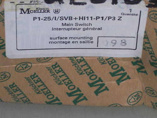 KLOCKNER MOELLER P125/I/SVB+HI11-P1/P3 Z *NEW*