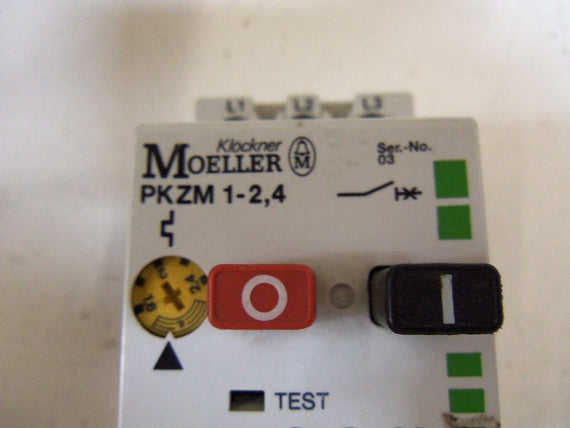KLOCKNER MOELLER PKZM1-2,4 *USED*