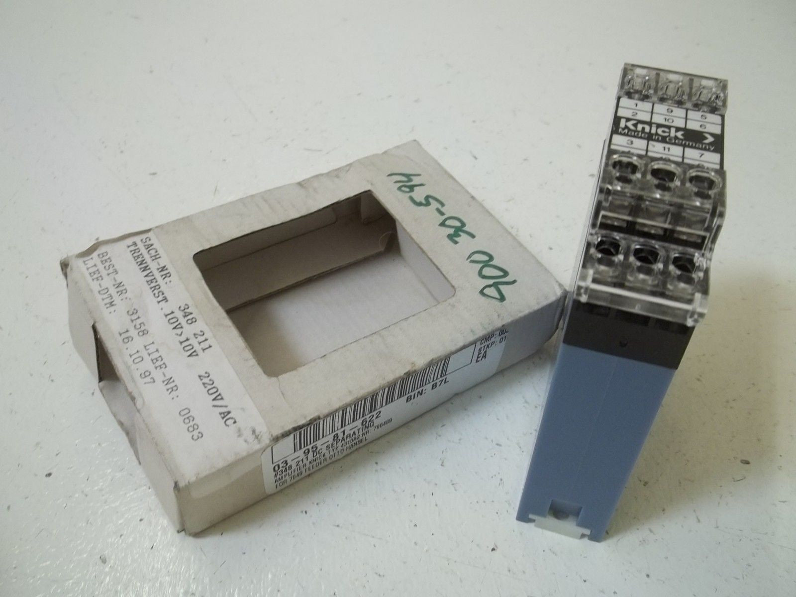 KNICK 4310A2 DC ISOLATION AMPLIFIER *NEW IN BOX*