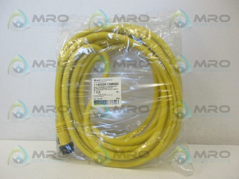 DANIEL WOODHEAD 114030K12M080 4P MALE/FEMALE STAIGHT *NEW IN FACTORY BAG*