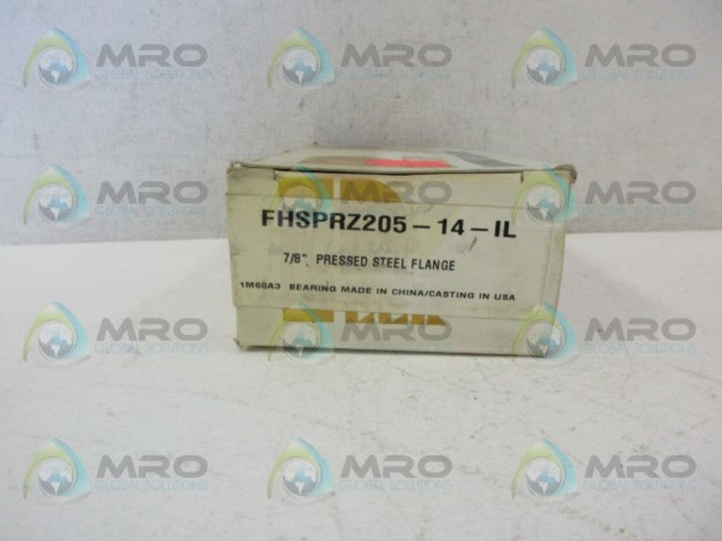 PEER MOUNTED FHSPRZ205-14-IL PRESSED STEEL FLANGE *NEW IN BOX*