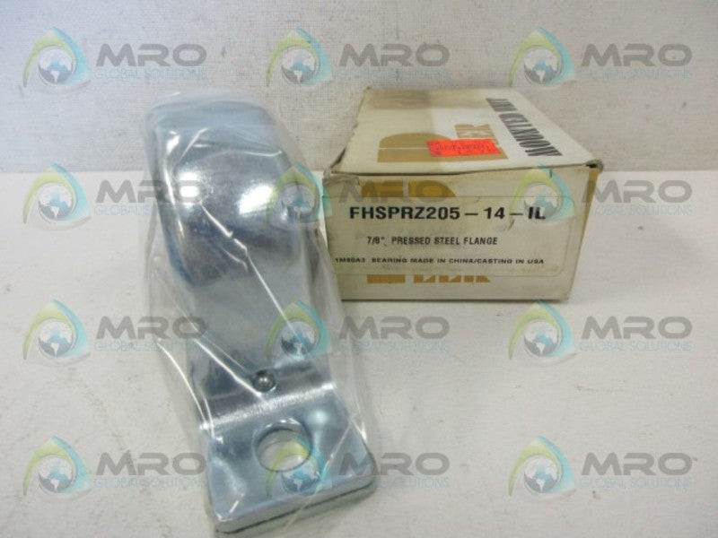 PEER MOUNTED FHSPRZ205-14-IL PRESSED STEEL FLANGE *NEW IN BOX*
