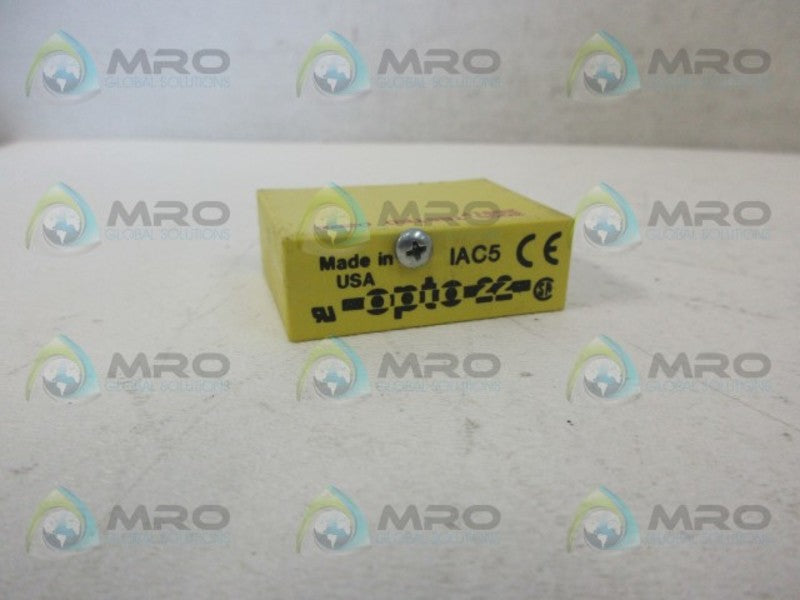 OPTO 22 IAC5 AC INPUT MODULE *USED*