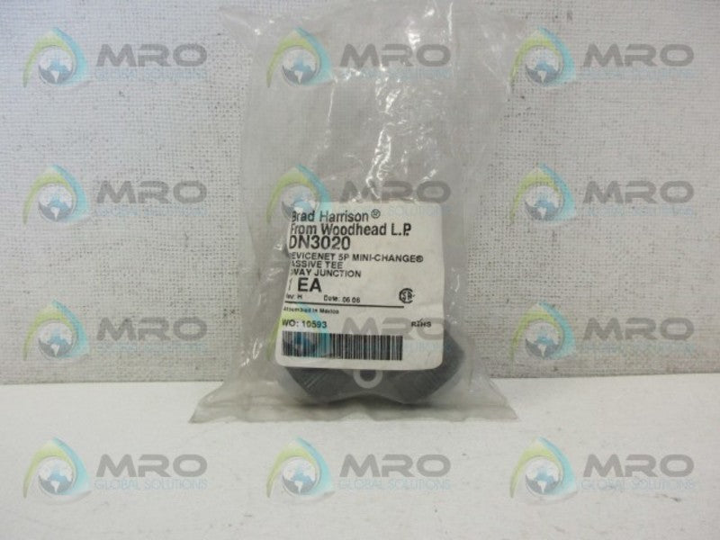 DANIEL WOODHEAD DN3020 5P MINI-CAHNGE TEE 3WAY JUNCTION *NEW IN FACTORY BAG*