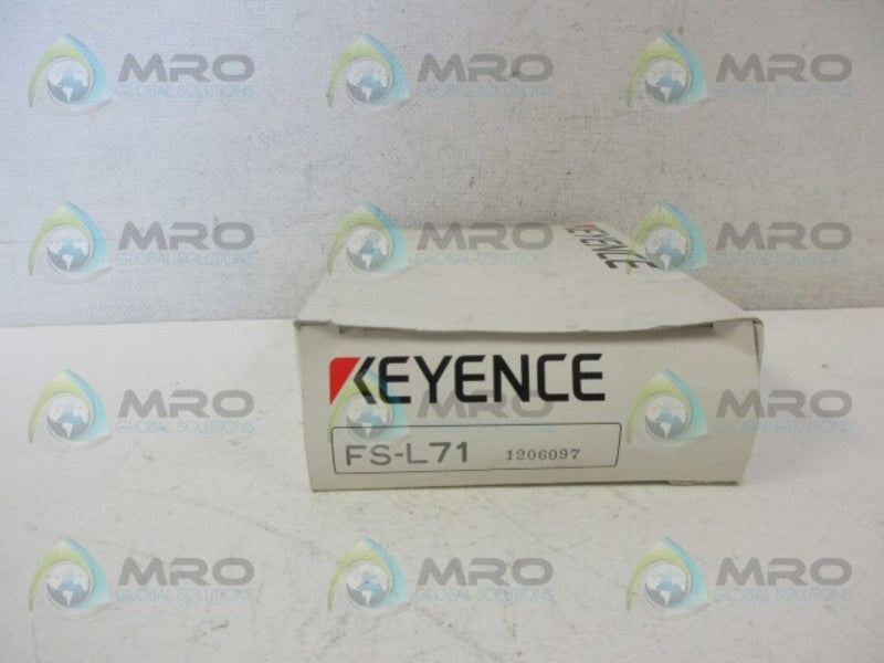 KEYENCE FS-L71 FIBER OPTIC AMPLIFER *NEW IN BOX*