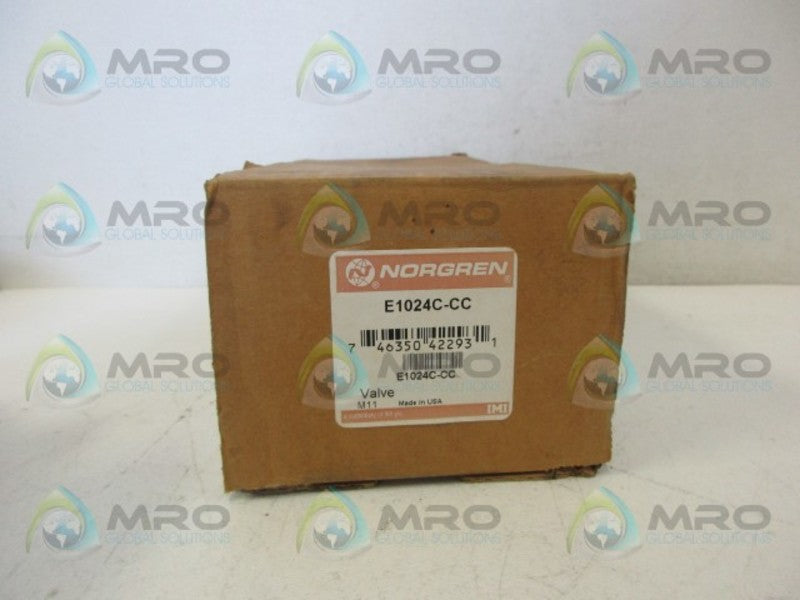 NORGREN E1024C-CC POPPIT SOLENOID VALVE *NEW IN BOX*