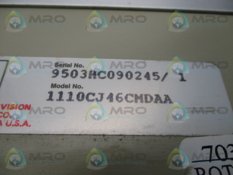 BROOKS 1110CJ46CMDAA FLOW METER  NSNP