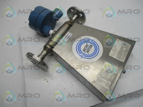 MICROMOTION DS025S113SU MASS FLOW SENSOR (AS PICTURED) * NEW NO BOX *