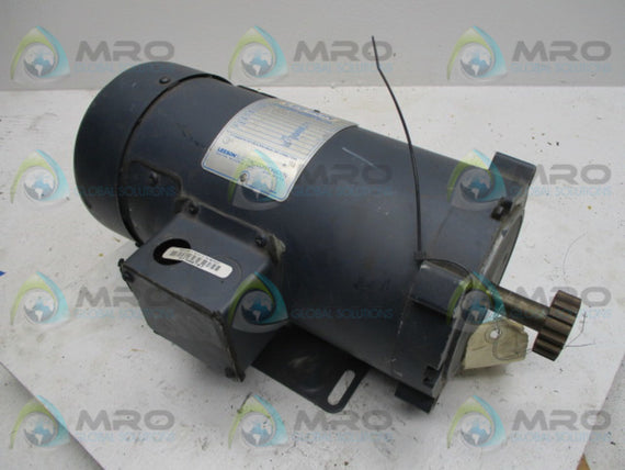 LEESON C4D17FK4F MAGNET MOTOR 1/3 HP 900 RPM * USED *