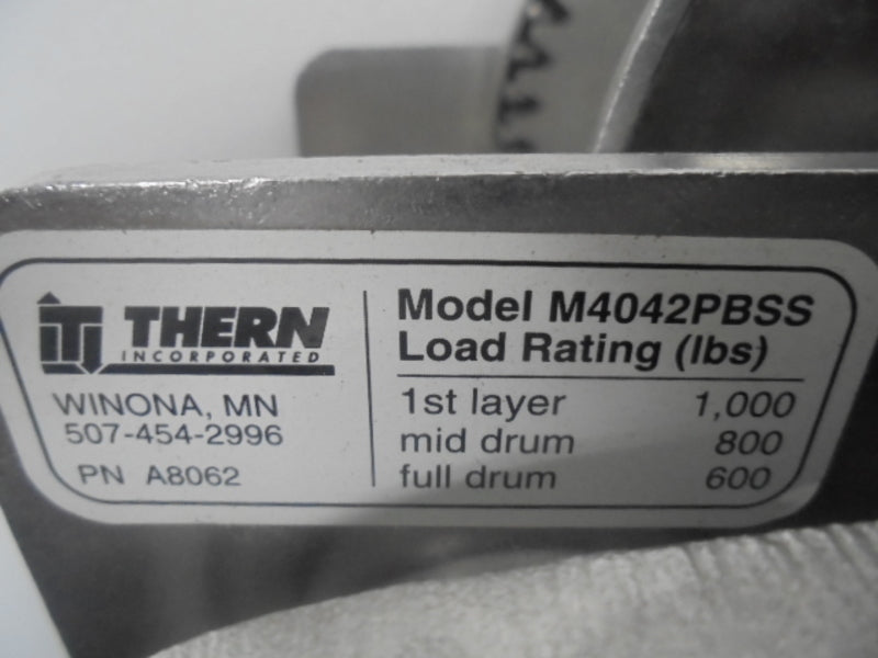 THERN M4042PBSS HAND WINCH BRAKE 1000 LBS  * NEW *