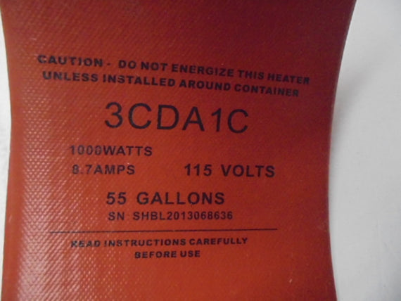 GRAINGER 3CDA1C DRUM HEATER 55 GALLONS 115V * NEW IN BOX *