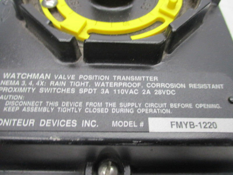MONITUER FMYB-1220 VALVE POSITION TRANSMITTER * USED &