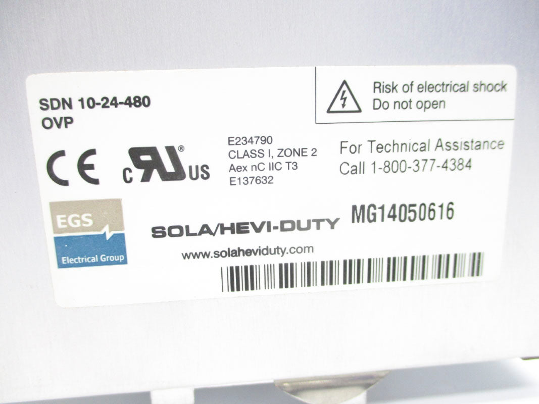 SOLA SDN10-24-480 380/500VAC 10A NSNP
