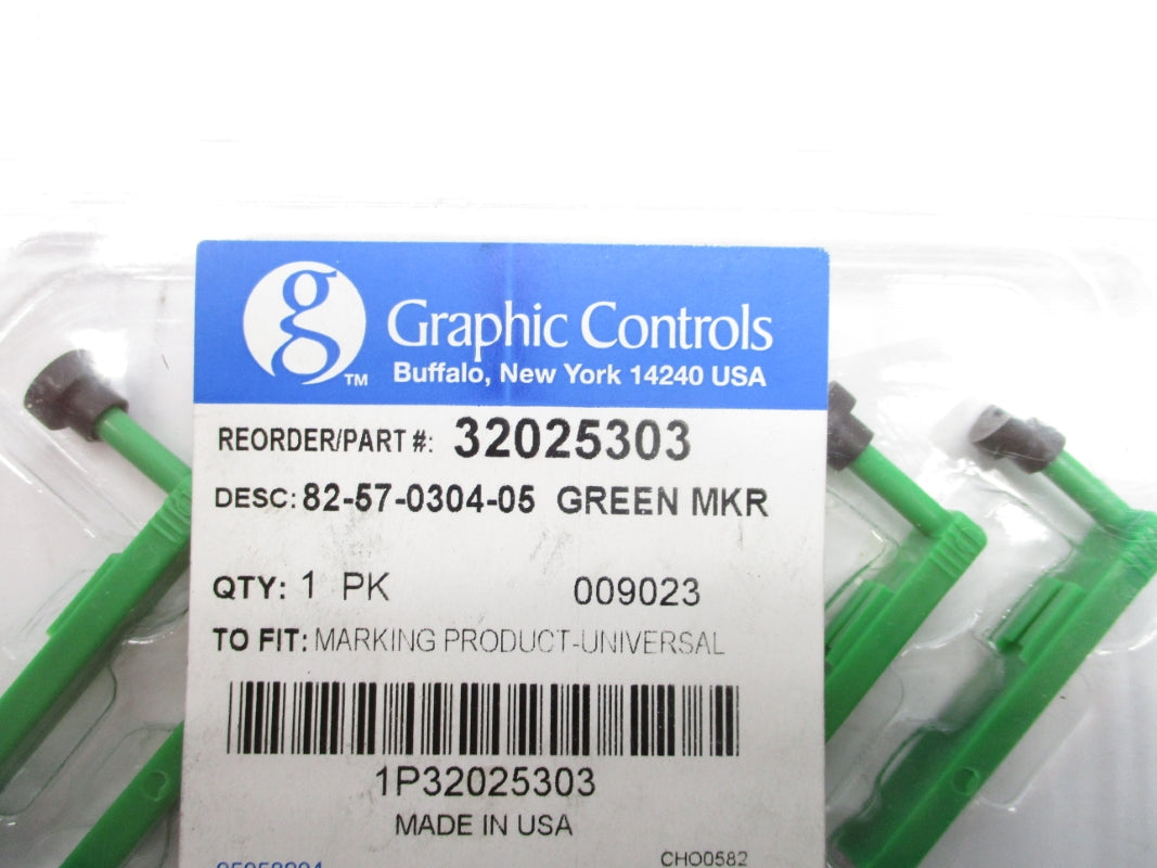 GRAPHIC CONTROLS 82-57-0304-05 32025303 (PKG OF 6) NSMP
