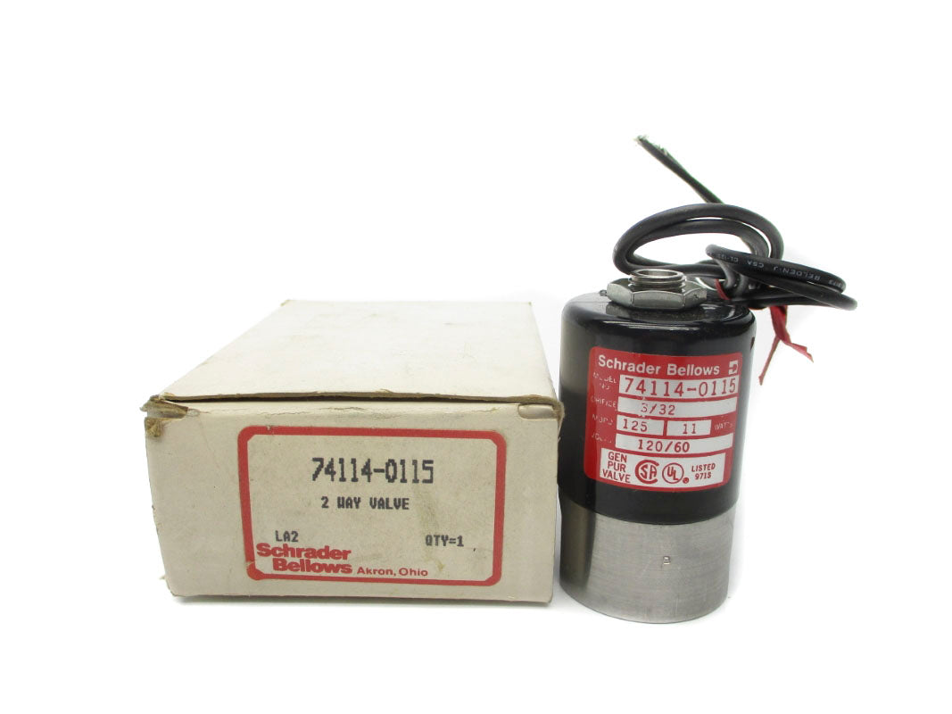 SCHRADER BELLOWS 74114-0115 120V NSMP