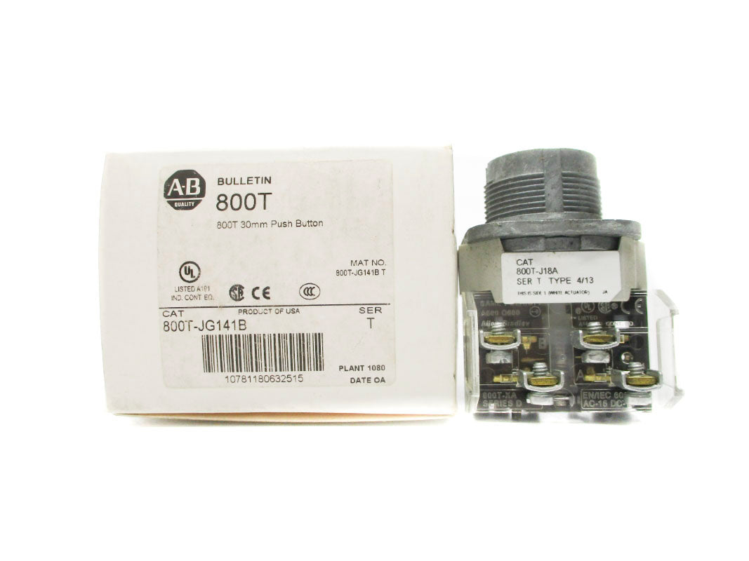 ALLEN BRADLEY 800T-JG141B SER. T (WH) NSMP