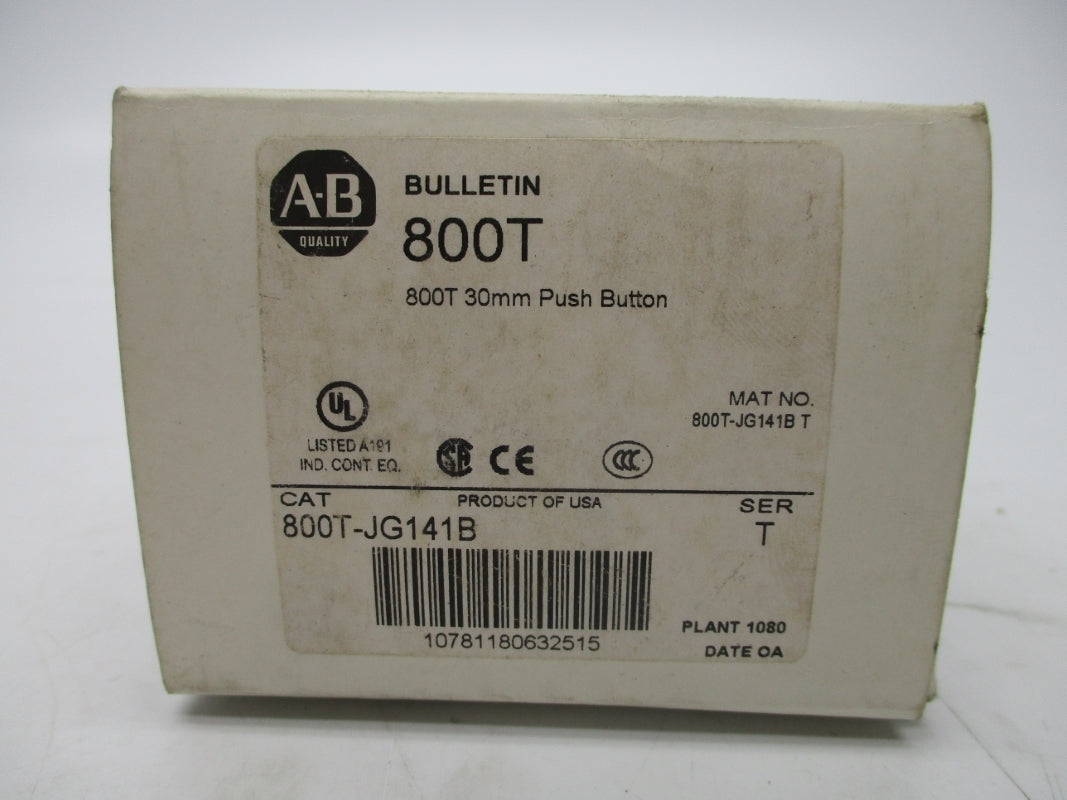 ALLEN BRADLEY 800T-JG141B SER. T (WH) NSMP