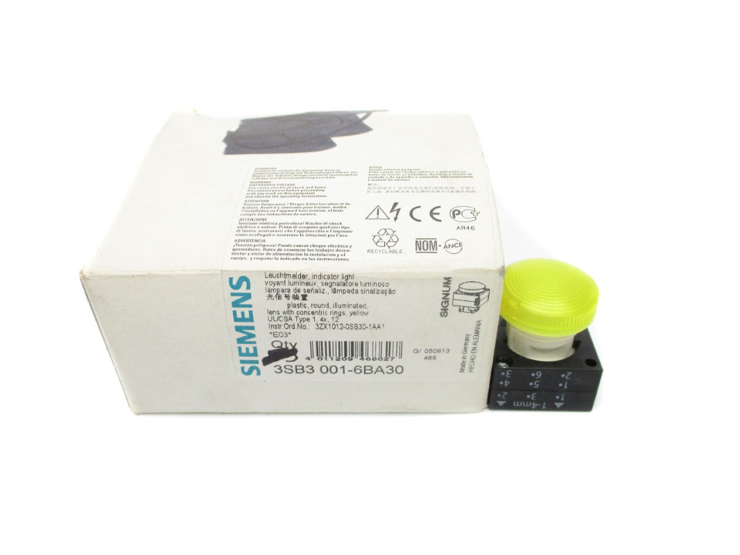 SIEMENS 3SB3001-6BA30 (PKG OF 5) NSMP