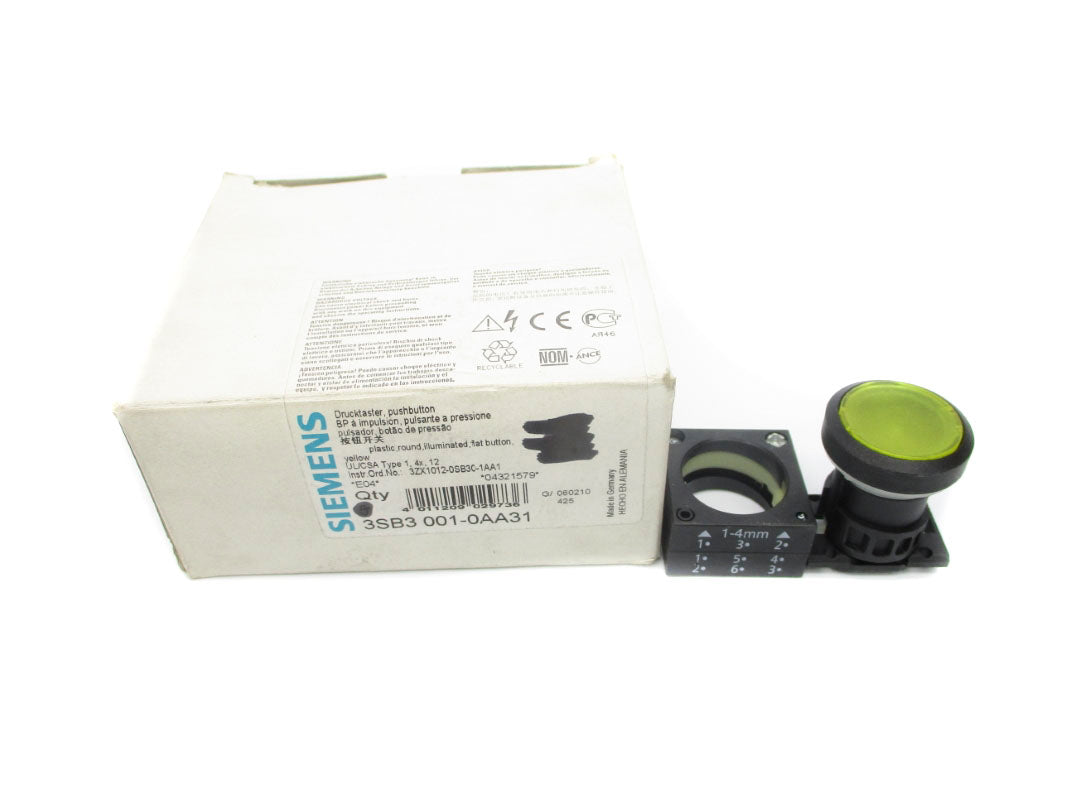 SIEMENS 3SB3001-0AA31 (PKG OF 5) NSMP
