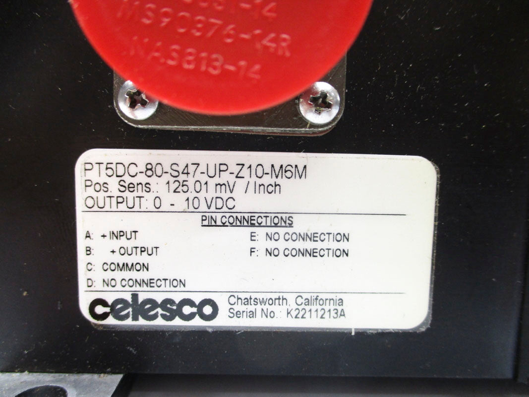 CELESCO PT5DC-80-S47-UP-Z10-M6M 10VDC NSNP