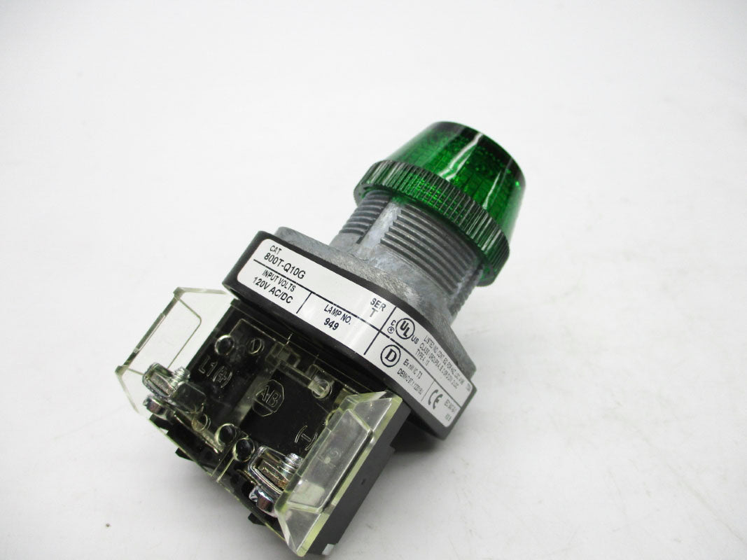 ALLEN BRADLEY 800T-Q10G SER.T 120VAC/DC (WH) NSMP