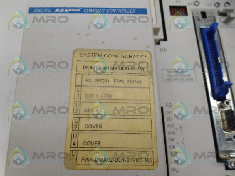 INDRAMAT DKS01.2-W100ADL01-01-FW *USED*