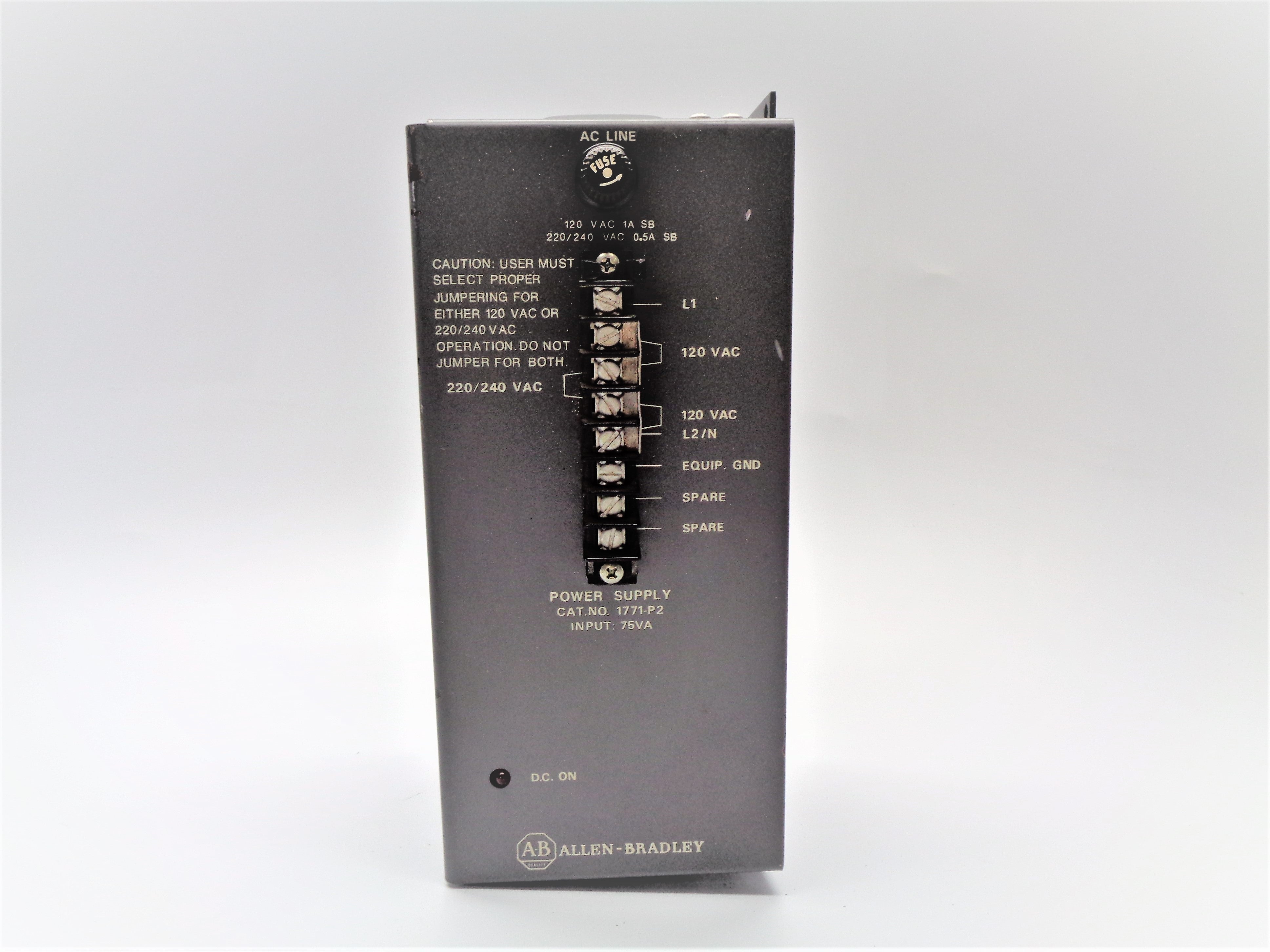 ALLEN BRADLEY 1771-P2 SER. V UNMP