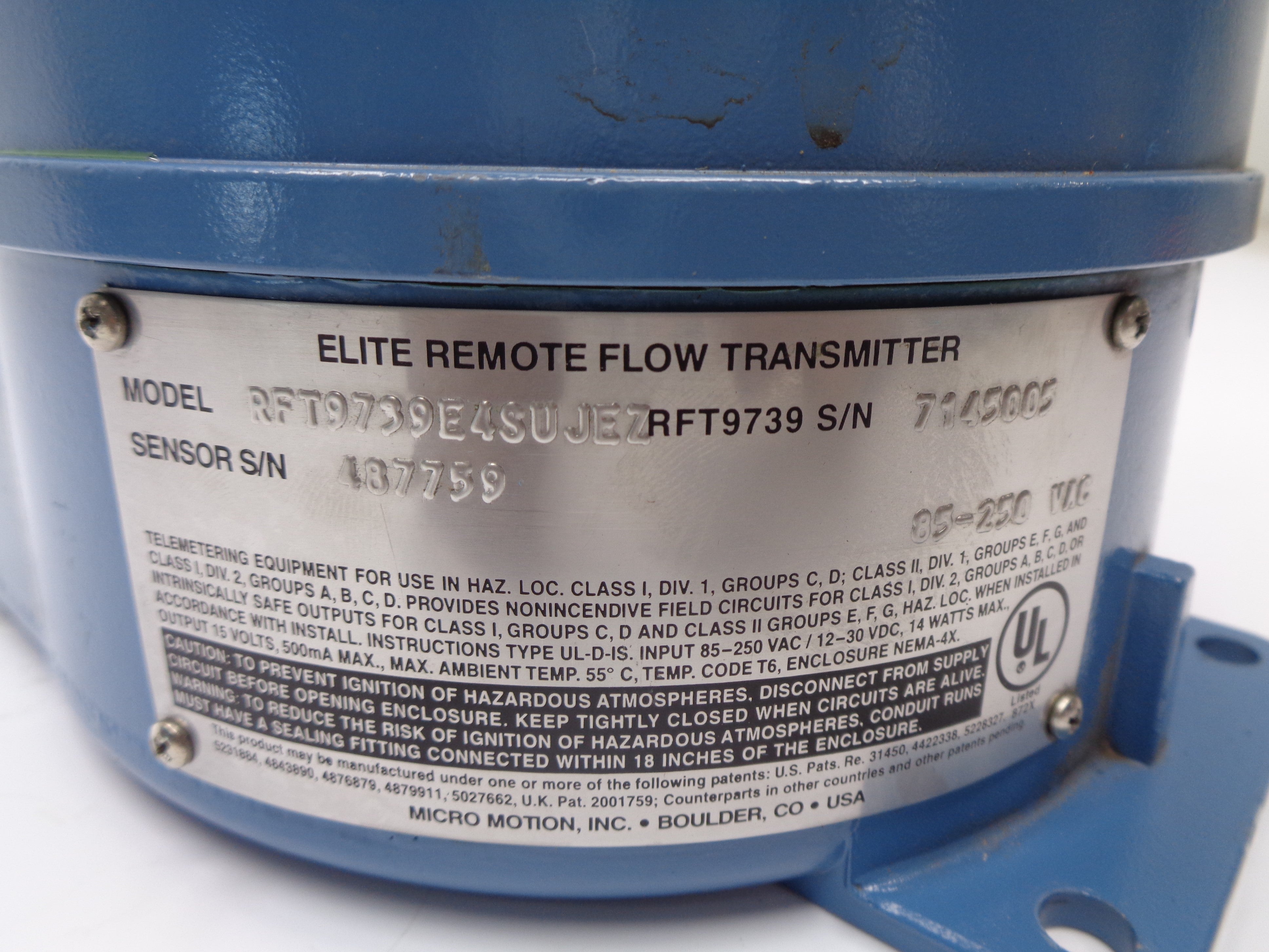 MICROMOTION RFT9739E4SUJEZ UNMP