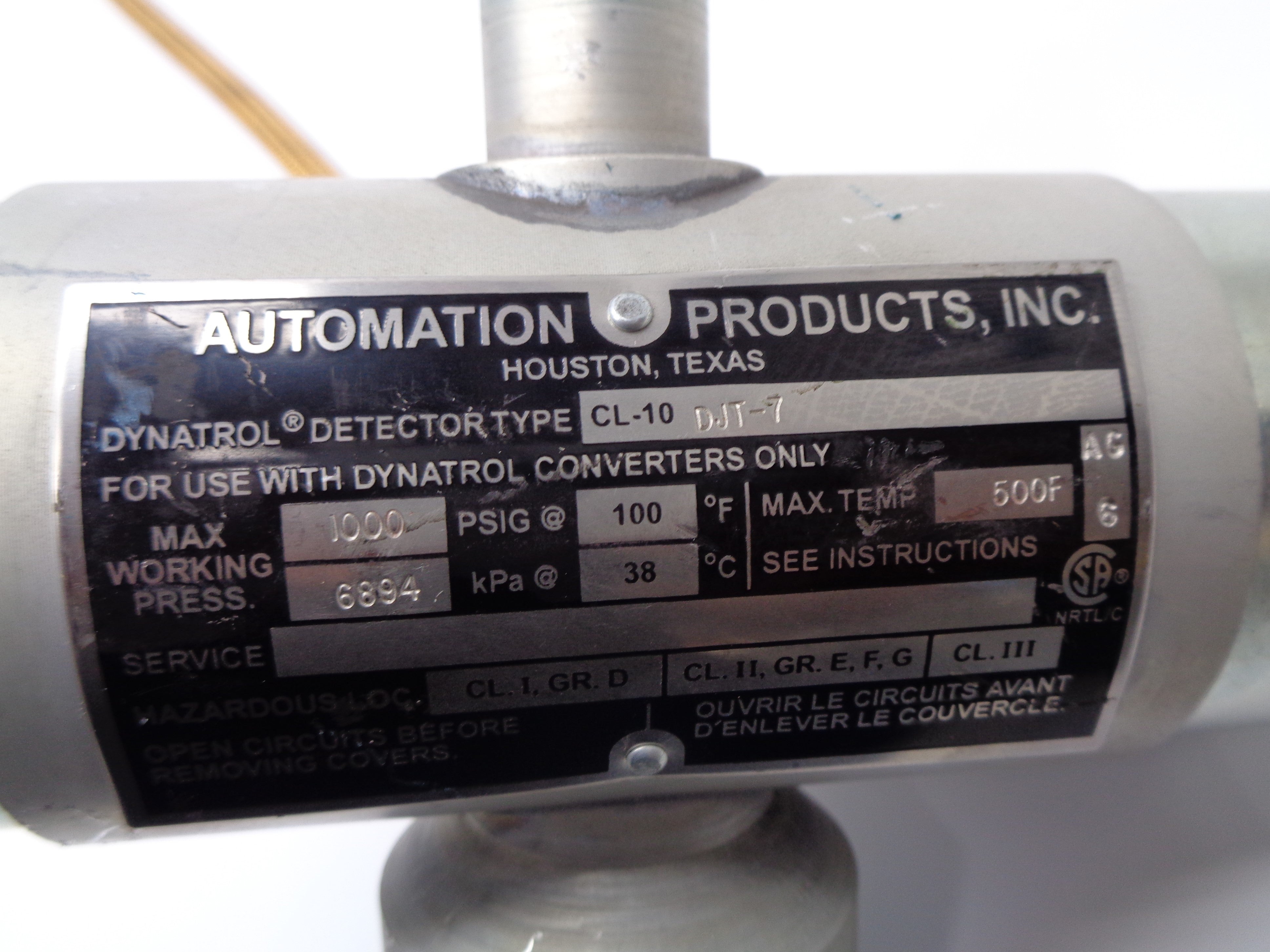 AUTOMATION CL-10-DJT-7 1000PSI NSNP