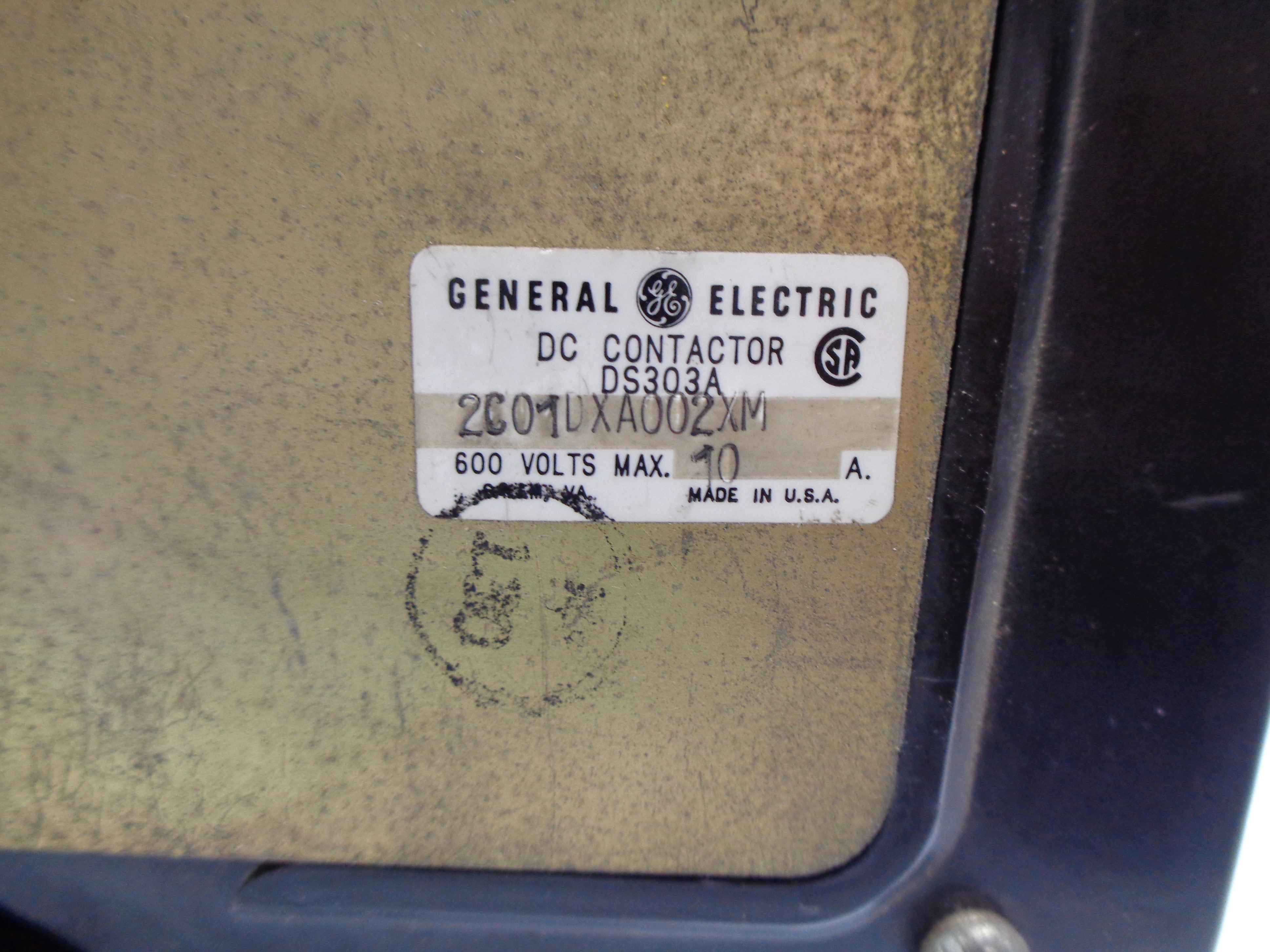 GENERAL ELECTRIC DS303A-2C01DXA002XM 600V 10A NSNP