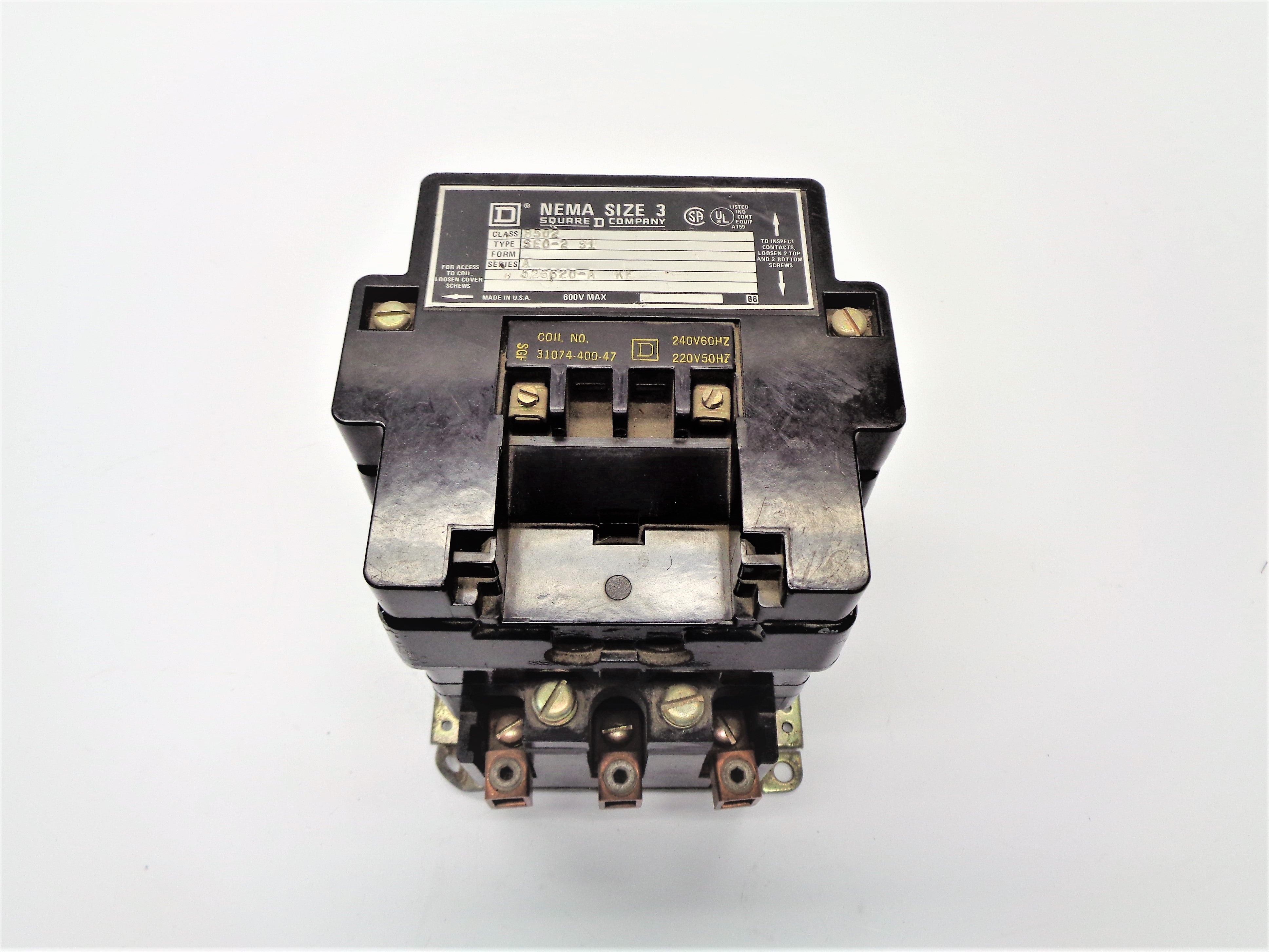 SQUARE D 8502SEO2S1 SER. A NSNP