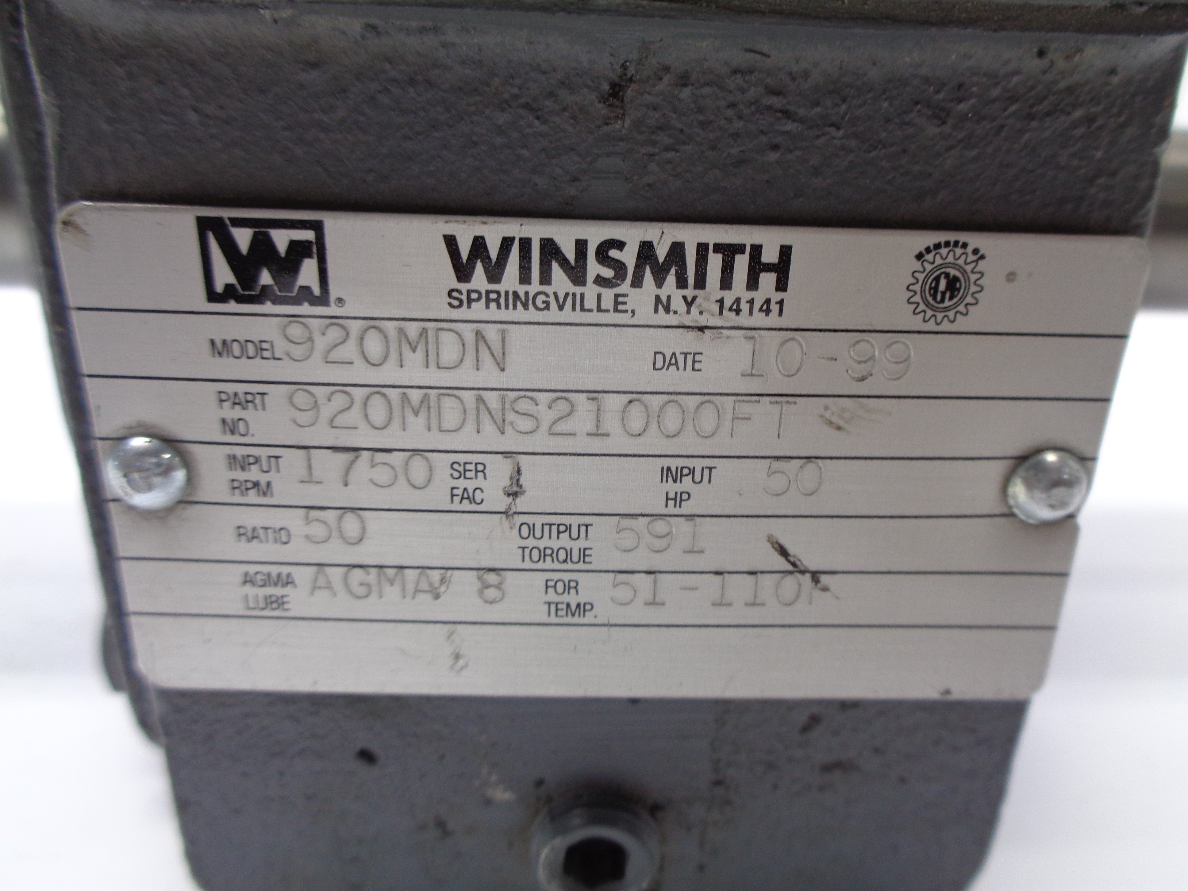 WINSMITH 920MDNS21000FT NSNP
