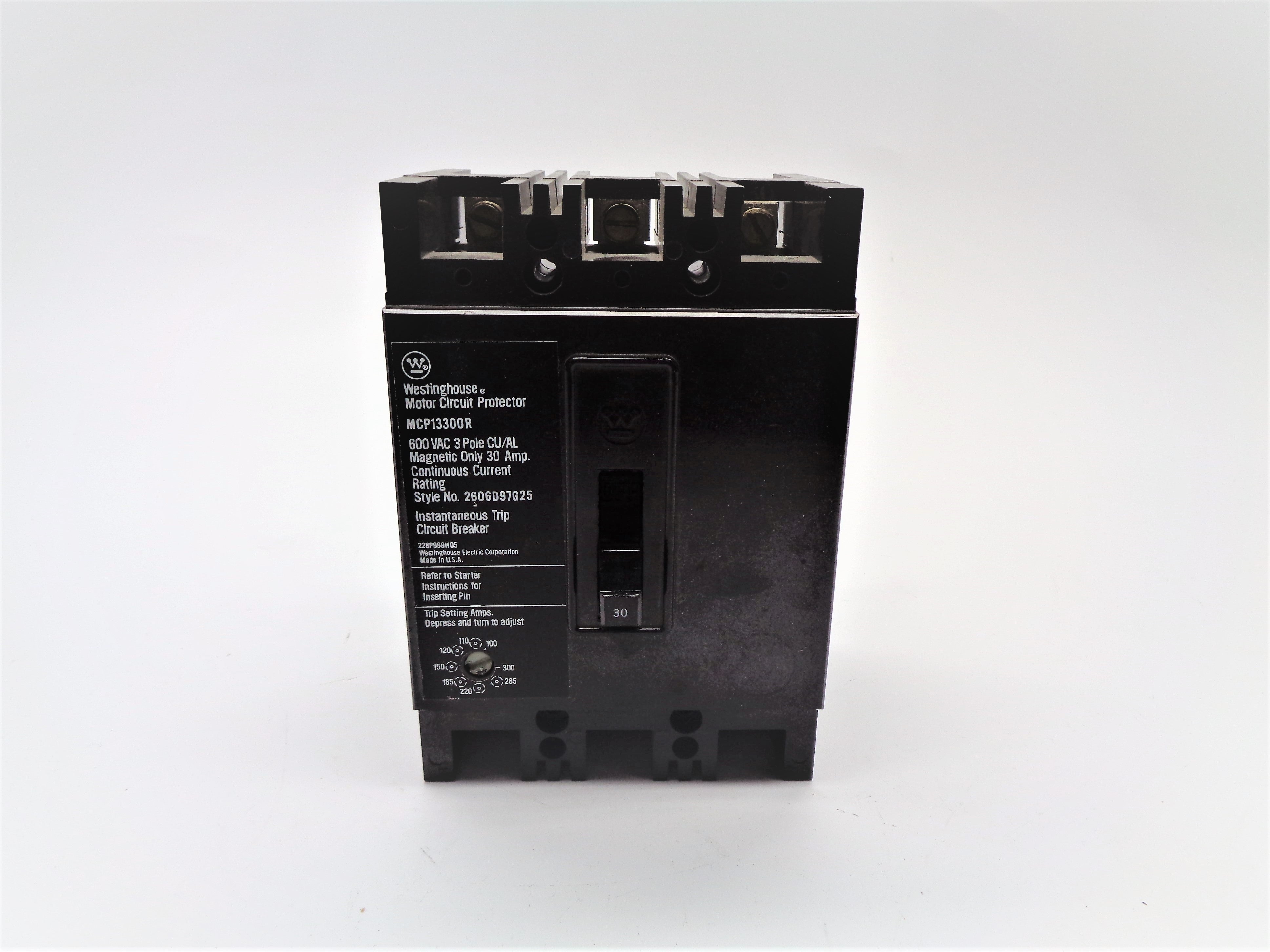 WESTINGHOUSE MCP13300R 30A 600V NSNP
