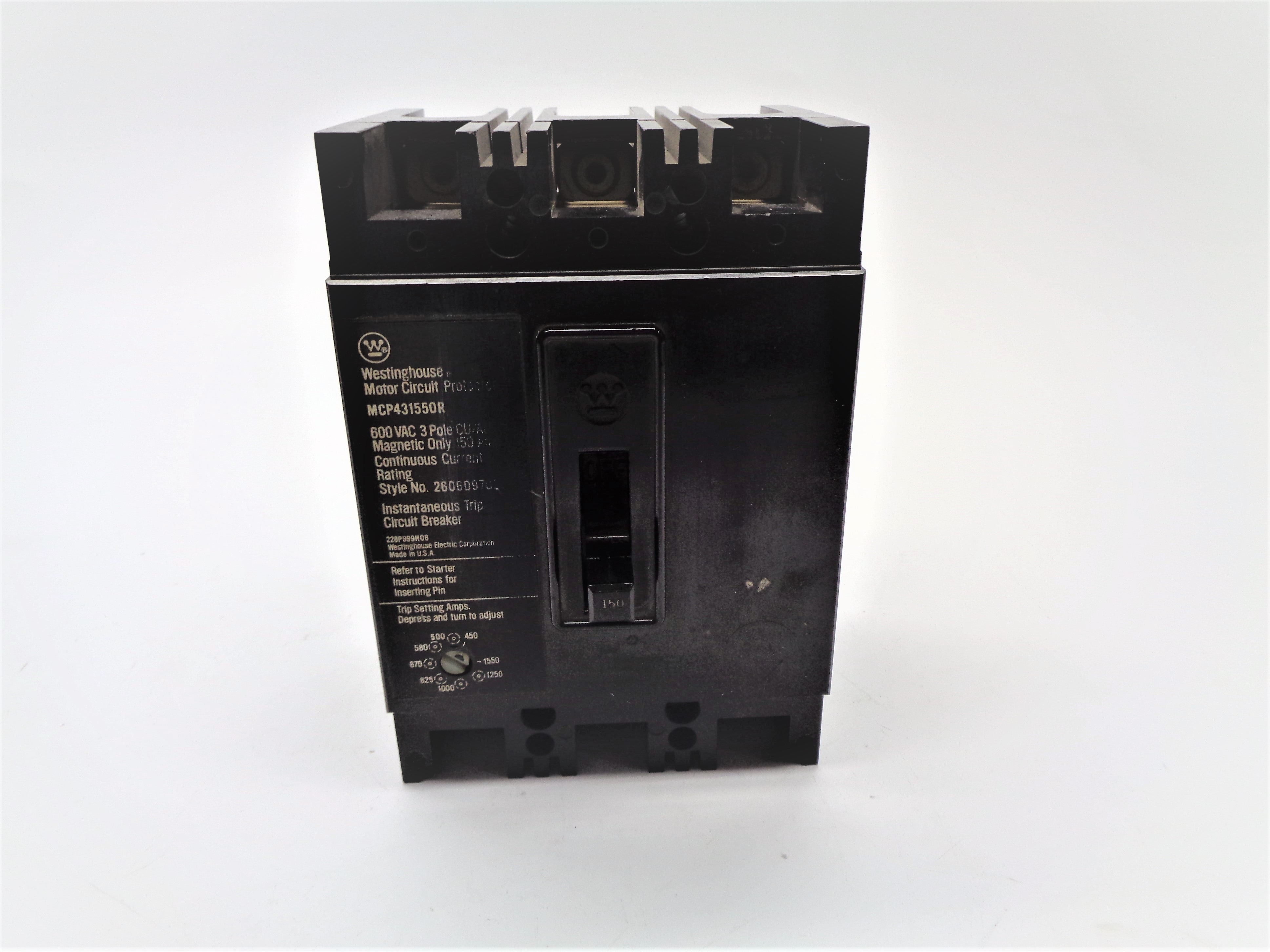 WESTINGHOUSE MCP431550R 150A 600V NSNP