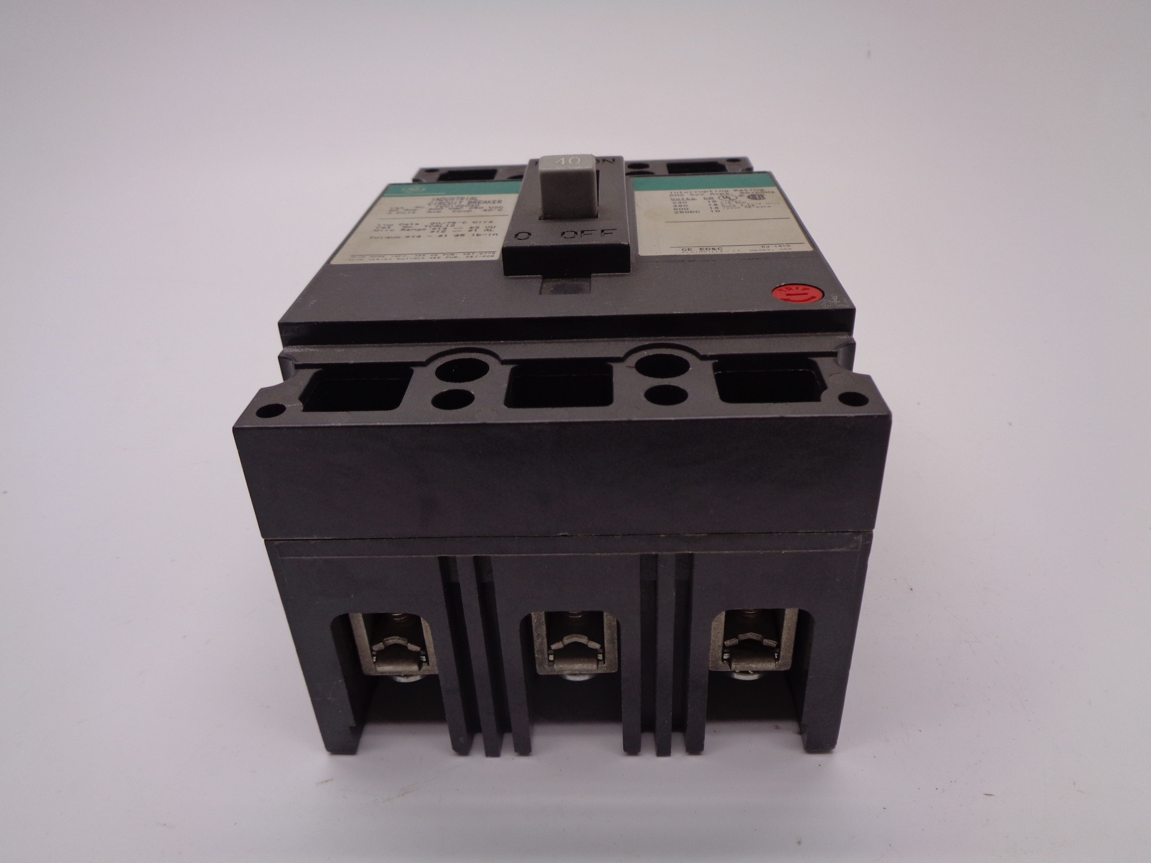 GENERAL ELECTRIC TED136040 40A 600V NSNP