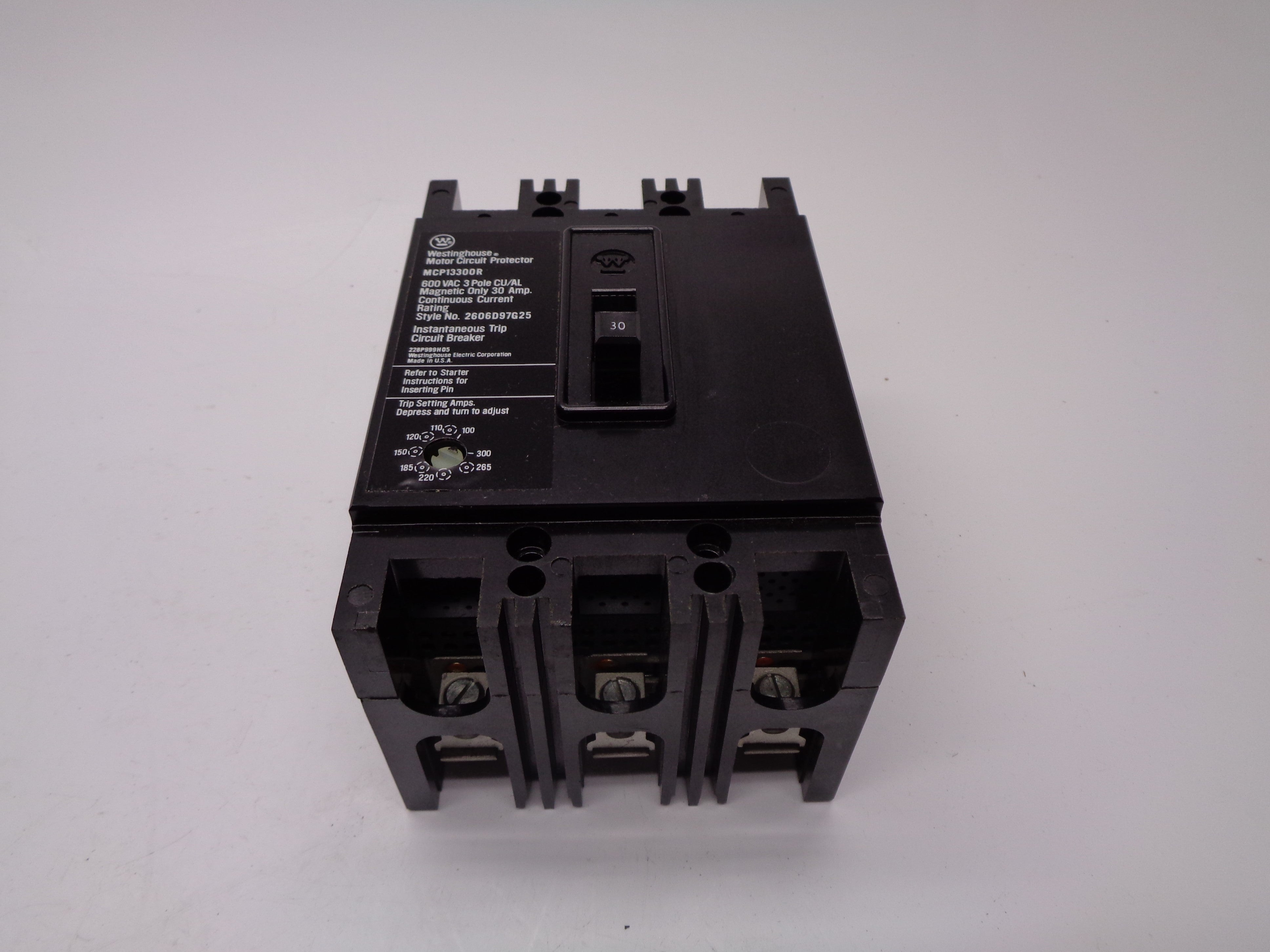 WESTINGHOUSE MCP13300R 30A 600V NSMP