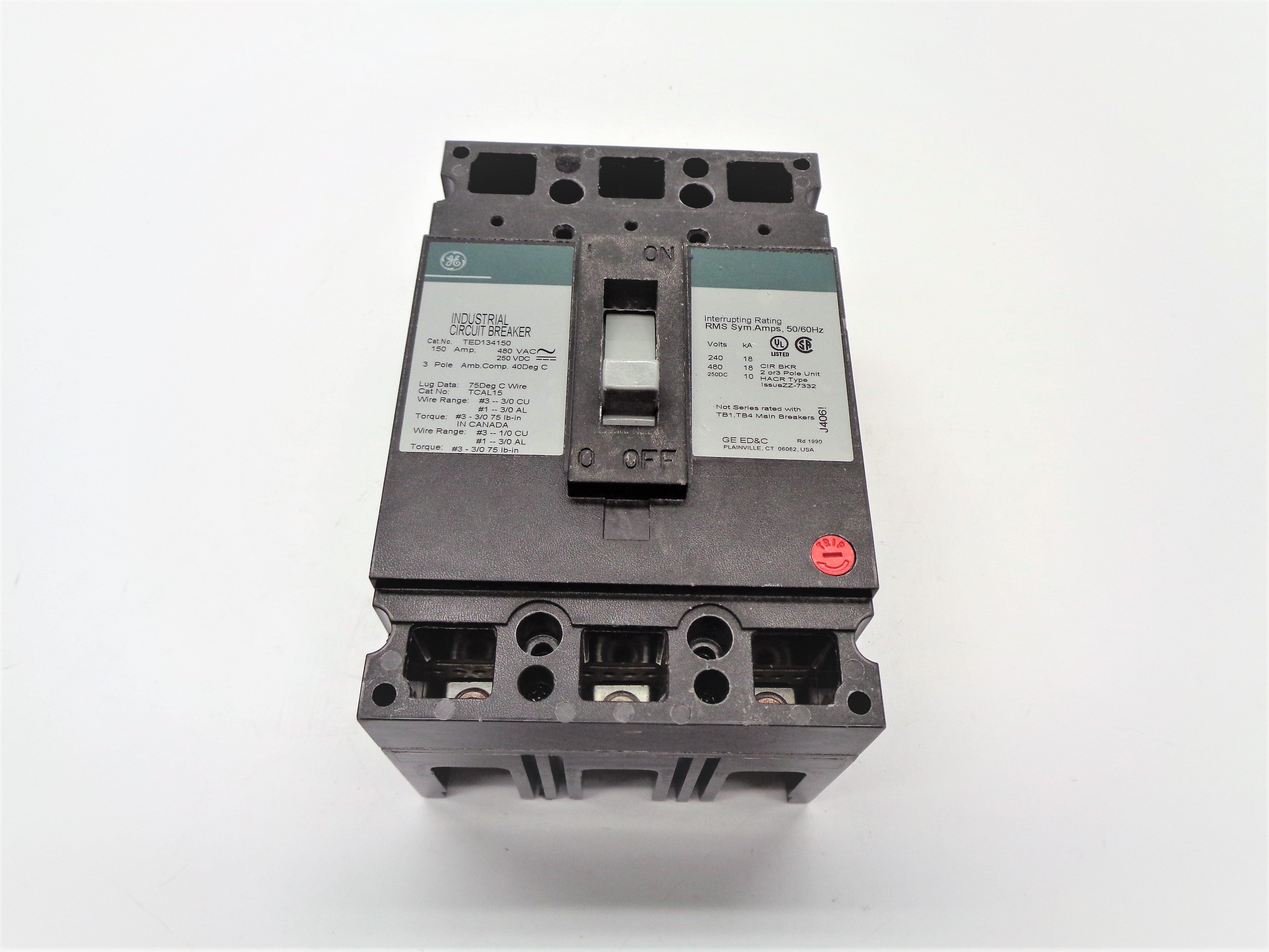 GENERAL ELECTRIC TED134150 150A 480V NSNP