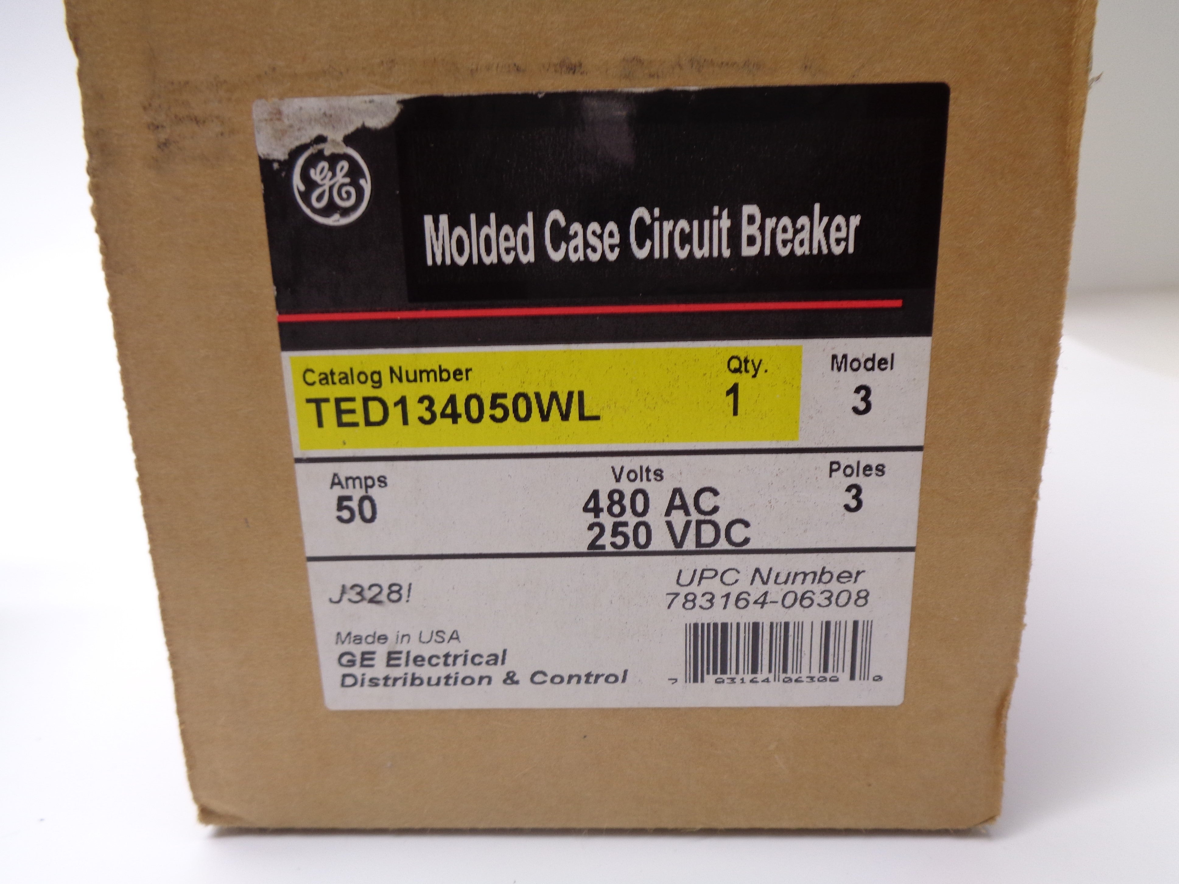 GENERAL ELECTRIC TED134050WL 50A 480V (GREEN) NSMP