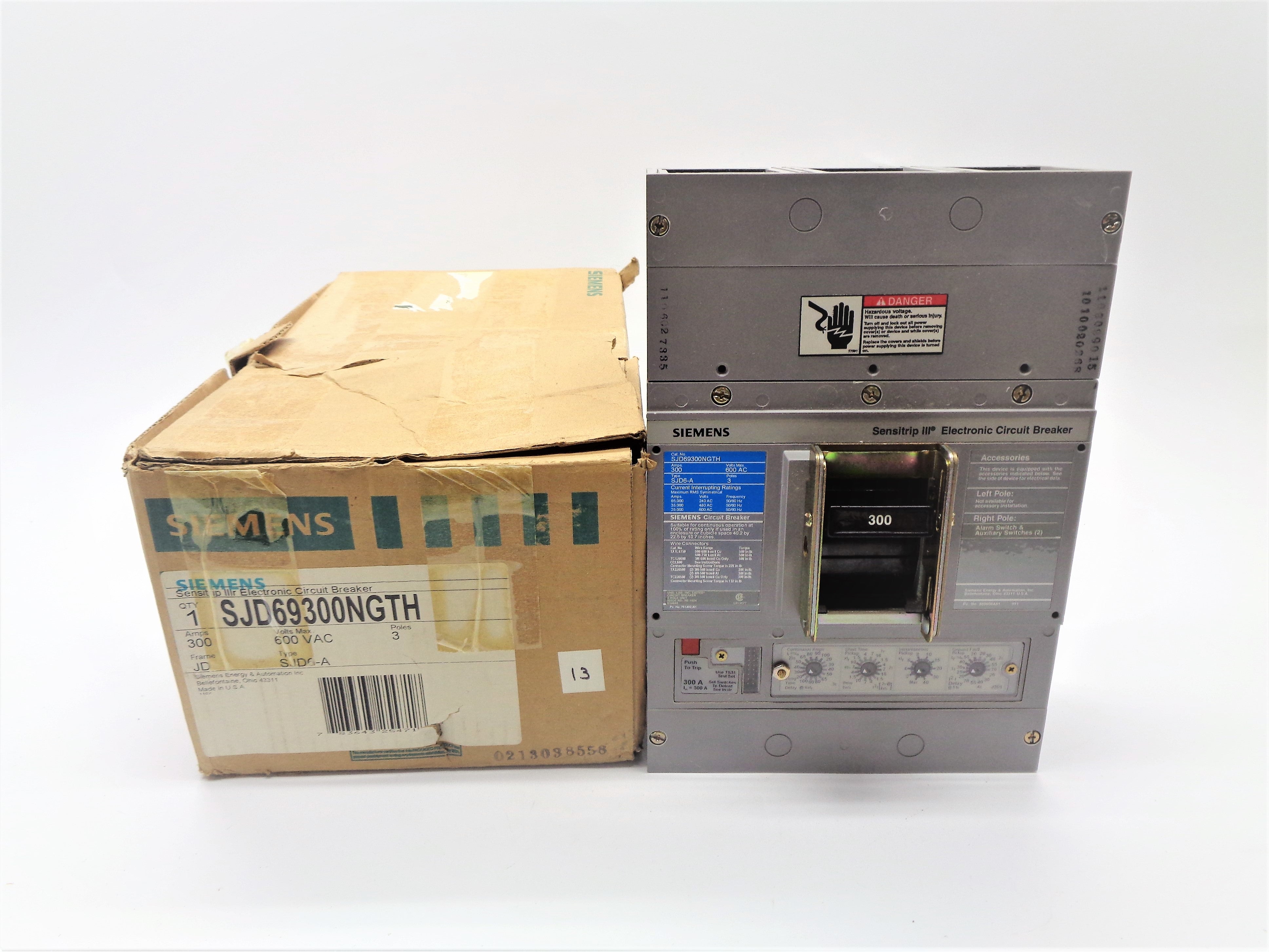 SIEMENS SJD69300NGTH 300A 600V NSMP