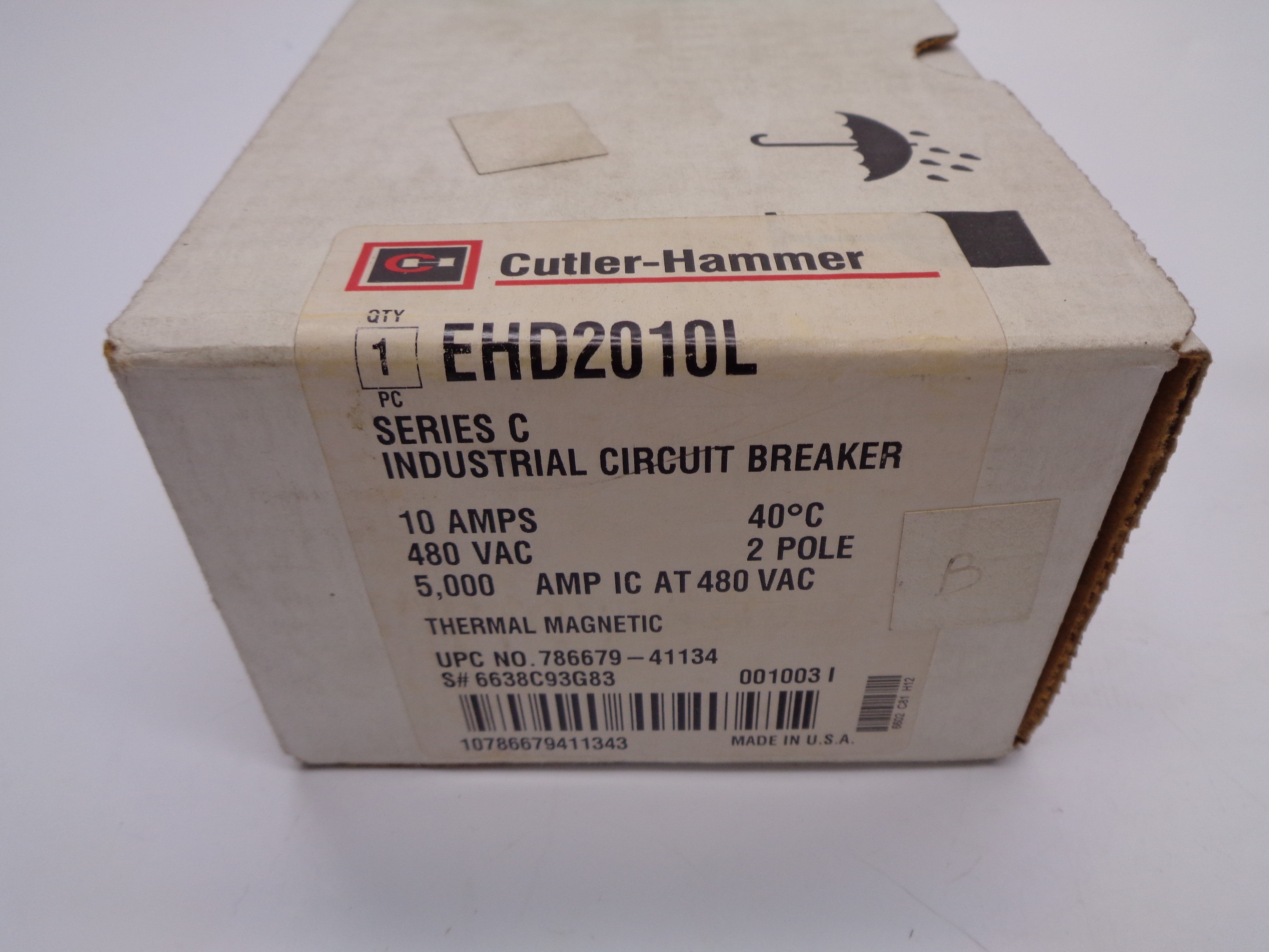 CUTLER HAMMER EHD2010L 10A 480V SER. C NSMP